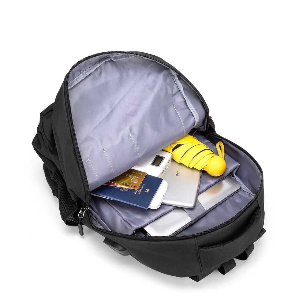 Black Soft Backpack