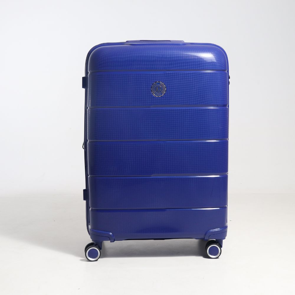 Mala de Viagem Grande 32 Kg Polipropileno Com expansor Sammy Azul