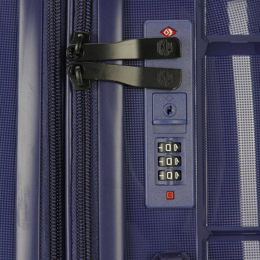 Conjunto de Malas De Viagem M e G Sammy Azul