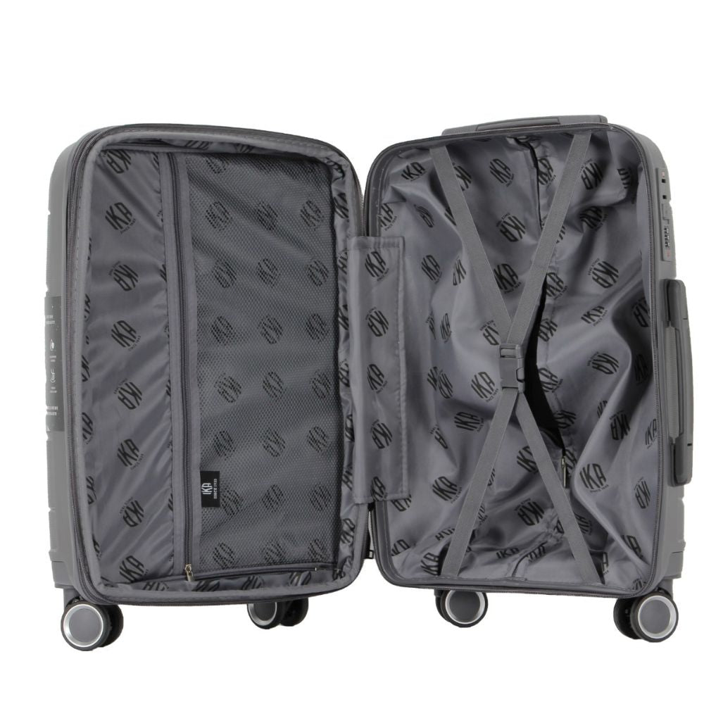 Conjunto De Malas De Vagem P, M e G Sammy Cinza