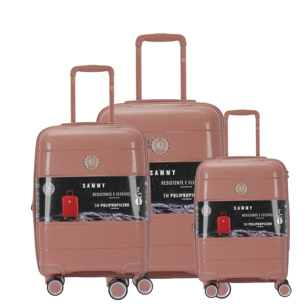 Conjunto De Malas De Vagem P, M e G Sammy Rosa