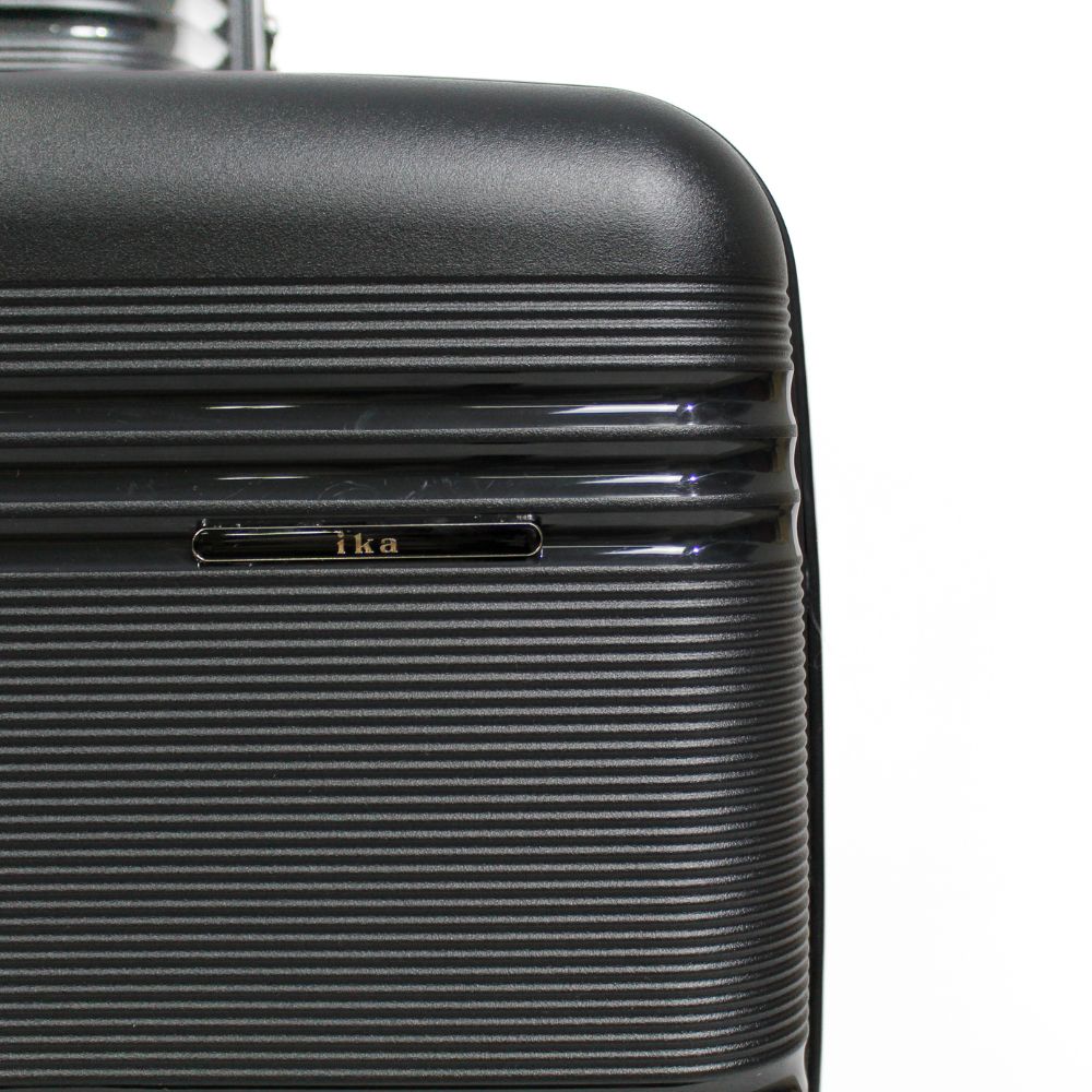 Mala De Viagem Média 23 Kg Polipropileno Com Expansor Slim Preta