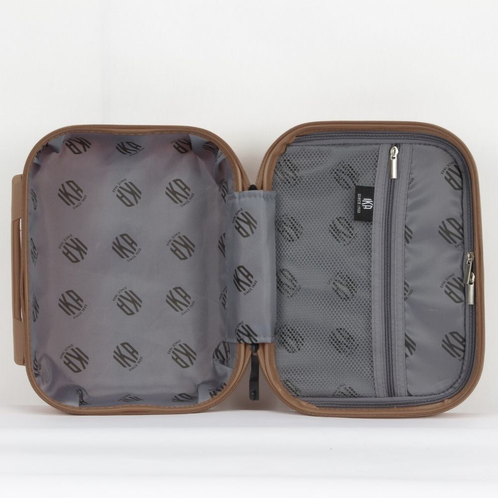 Conjunto Mala de Bordo com frasqueira Sammy laranja