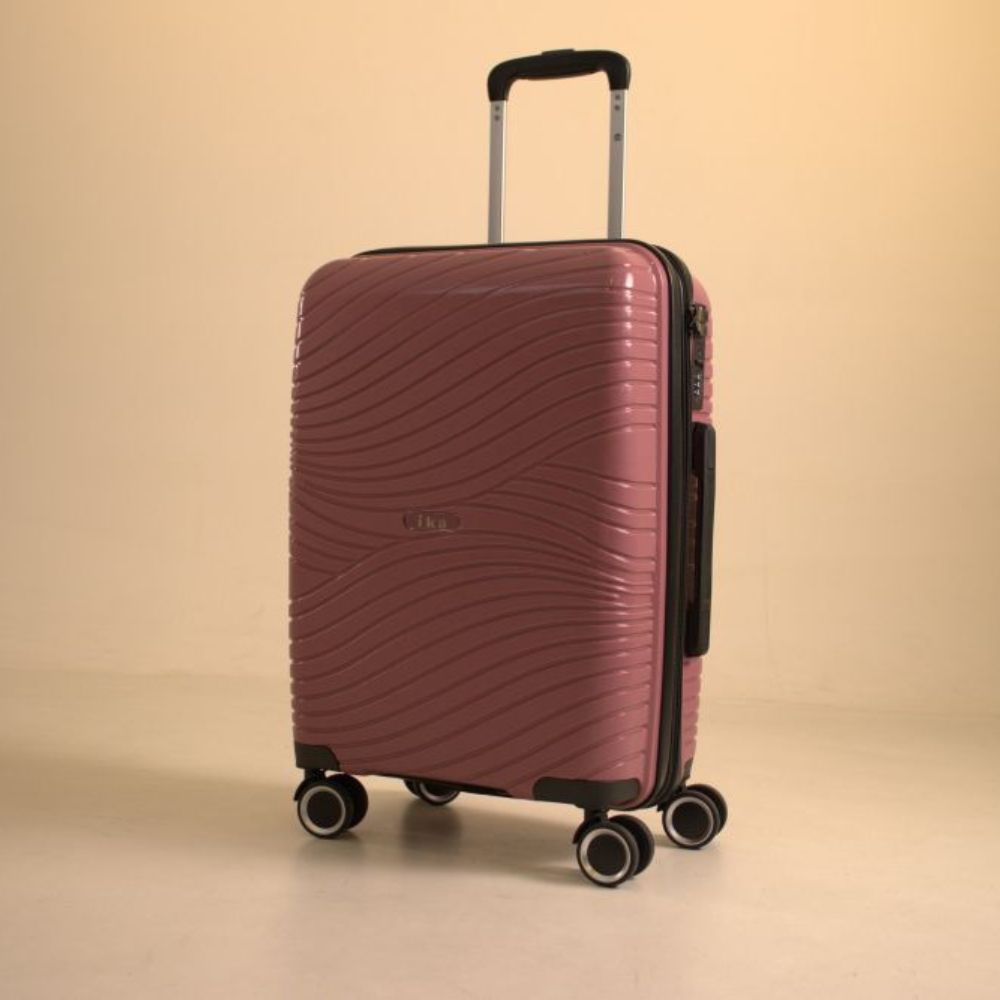 Mala De Viagem Pequena De Bordo 10 kg Polipropileno Wave Rose