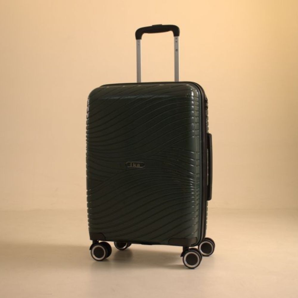 Kit malas de bordo azul e verde