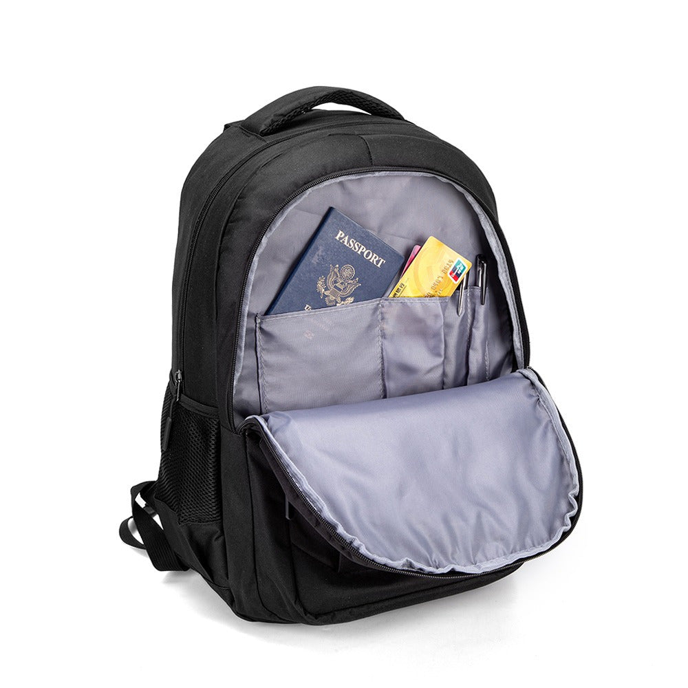 Black Soft Backpack
