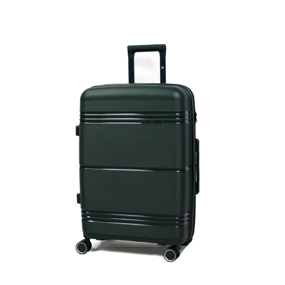 Mala De Viagem Média 23 Kg Polipropileno Com Expansor Slim Verde