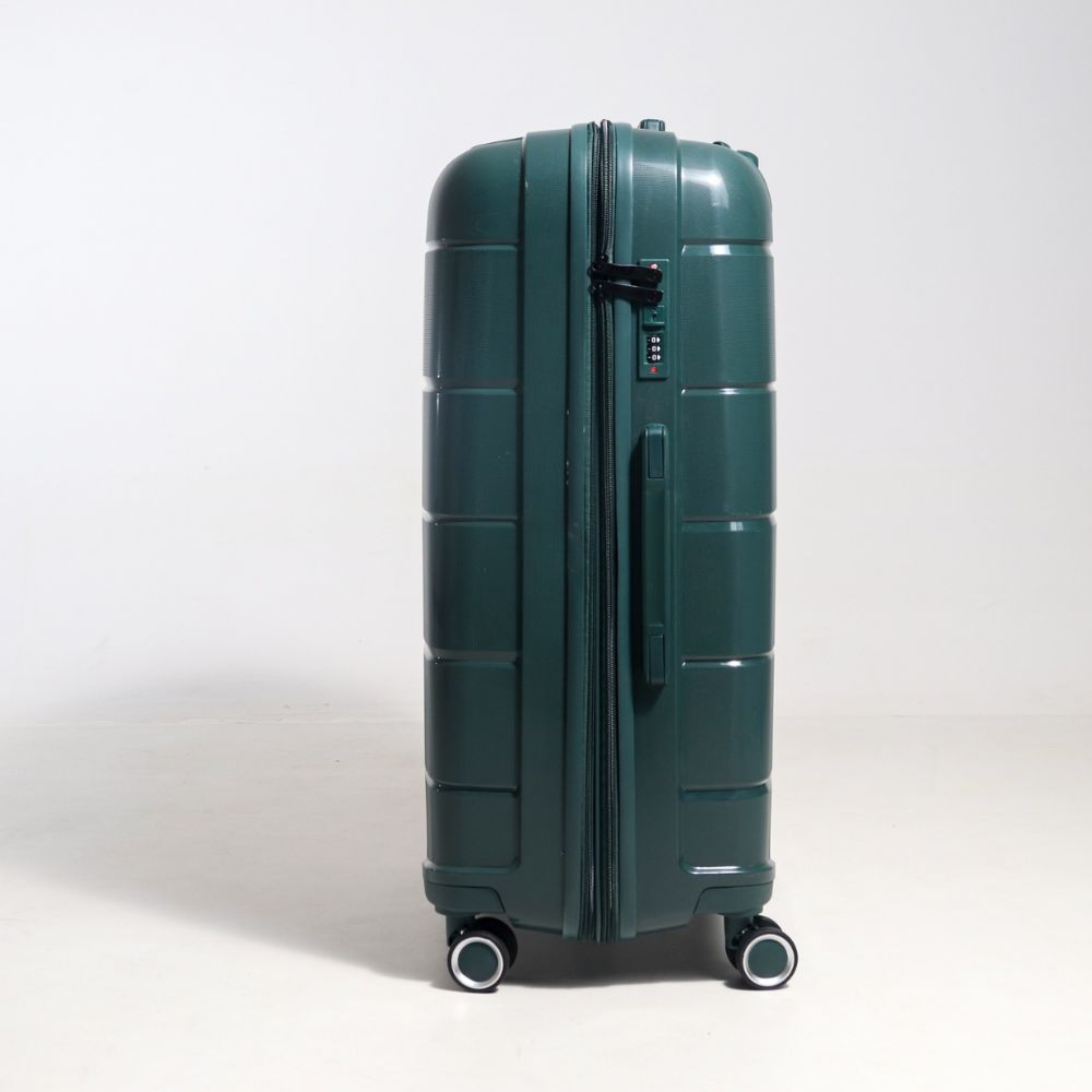 Mala de Viagem Grande 32 Kg Polipropileno Com expansor Sammy Verde