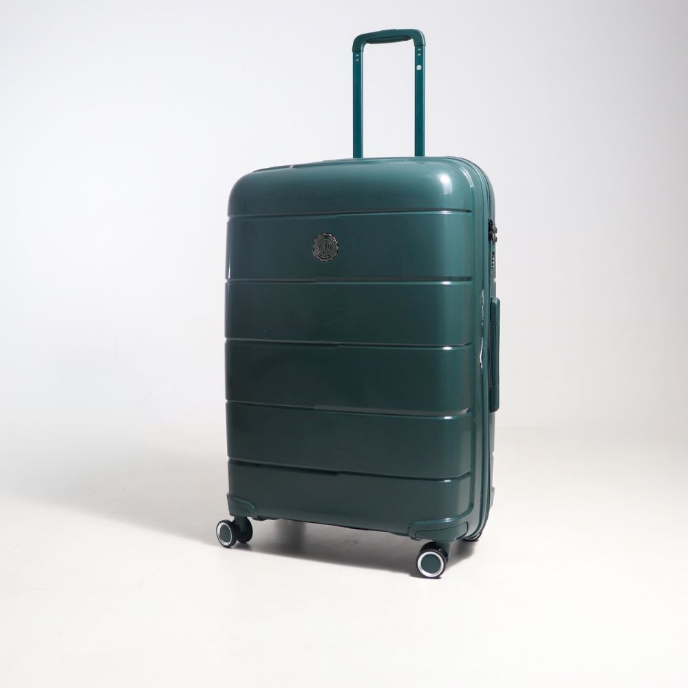 Mala de Viagem Grande 32 Kg Polipropileno Com expansor Sammy Verde