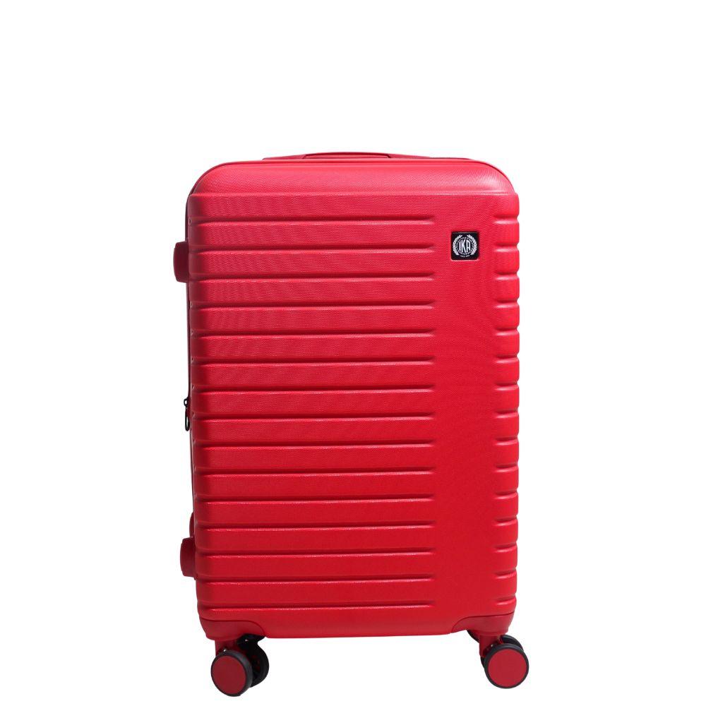 Mala De Viagem Média 23 Kg Abs Com Expansor Cross Vermelha