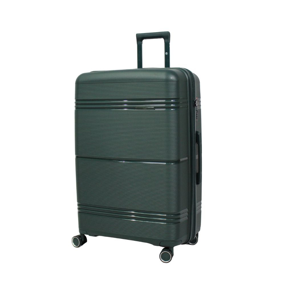 Mala De Viagem Grande 32 Kg Polipropileno Com Expansor Slim Verde