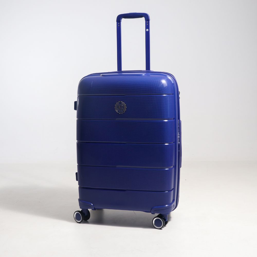 Mala de Viagem Média 23 Kg Polipropileno Com Expansor Sammy Azul