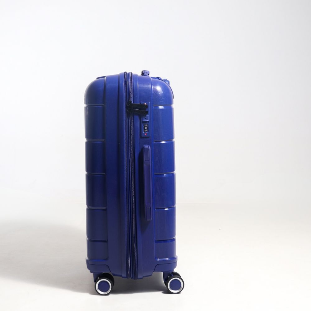 Mala de Viagem Média 23 Kg Polipropileno Com Expansor Sammy Azul