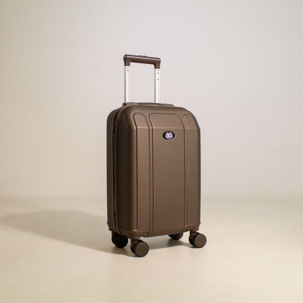 Mala De Viagem Pequena De Bordo 10 Kg ABS Continental Coffee