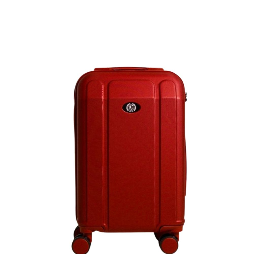 Red Continental Carry-On Suitcase