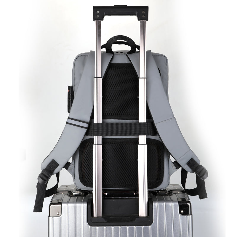 Mochila Antifurto Com Entrada Usb Griff Prata
