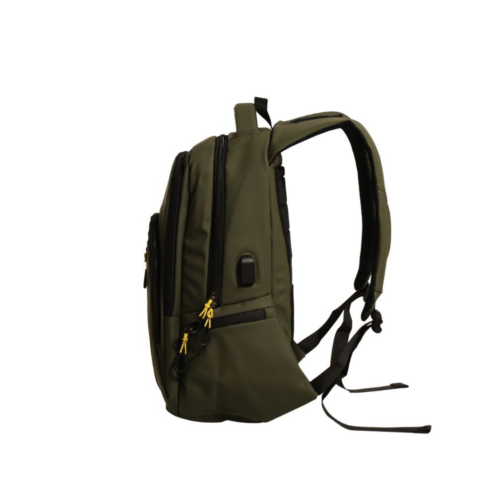 Mochila de goma verde