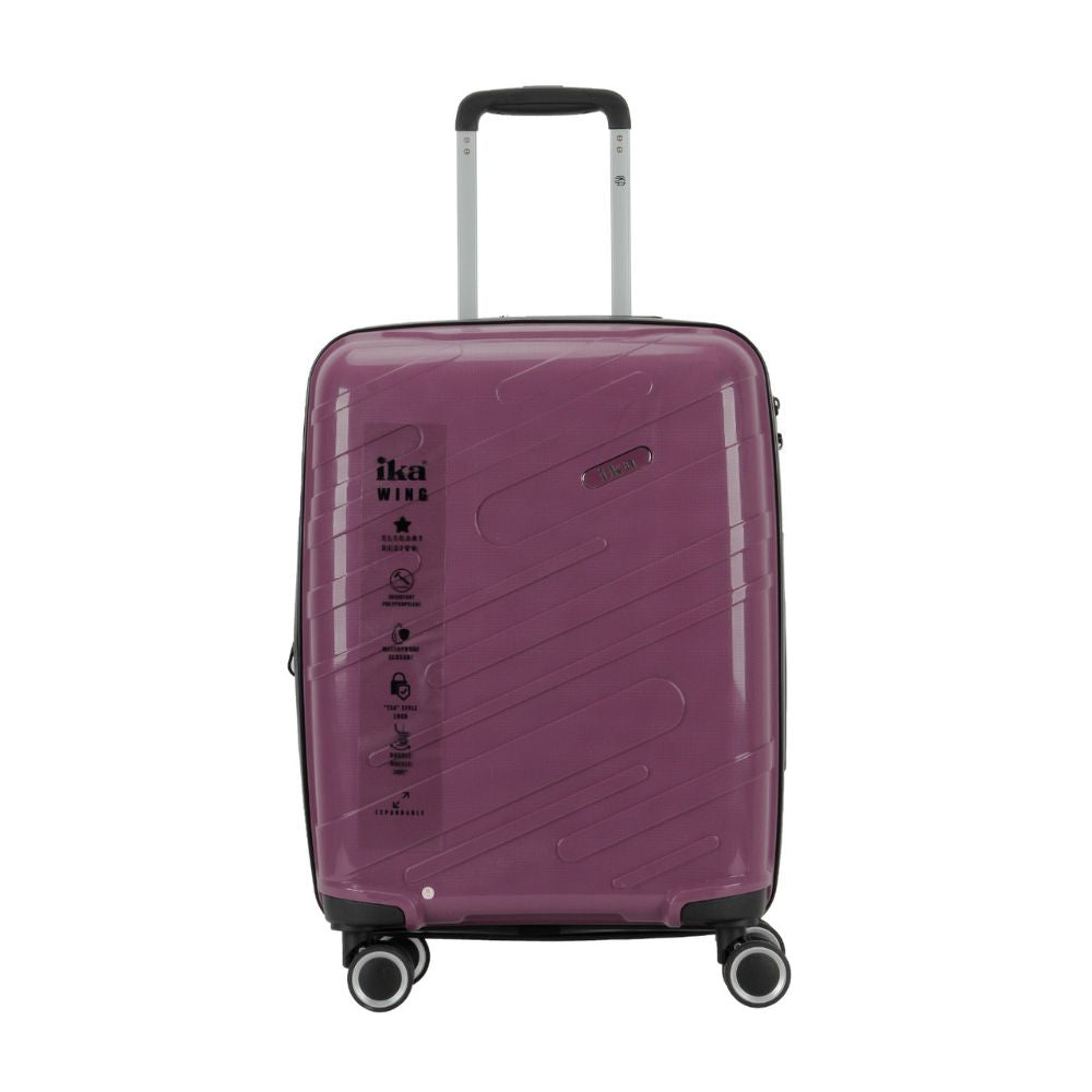 Mala De Viagem Pequena De Bordo 10 kg Polipropileno Wing Roxa