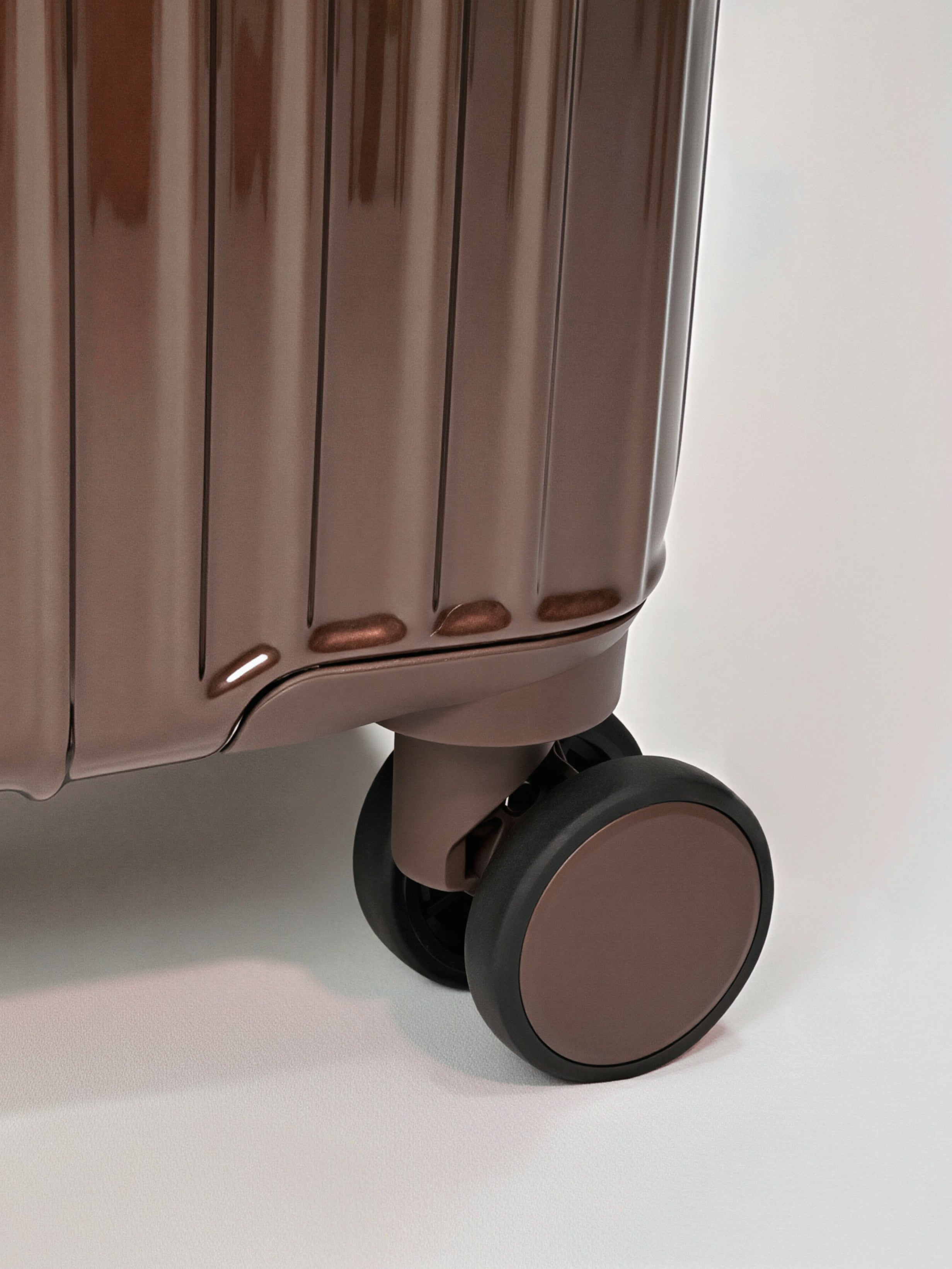 Mala De Viagem Média 23 Kg Policarbonato + Abs Com Expansor Unika Coffee