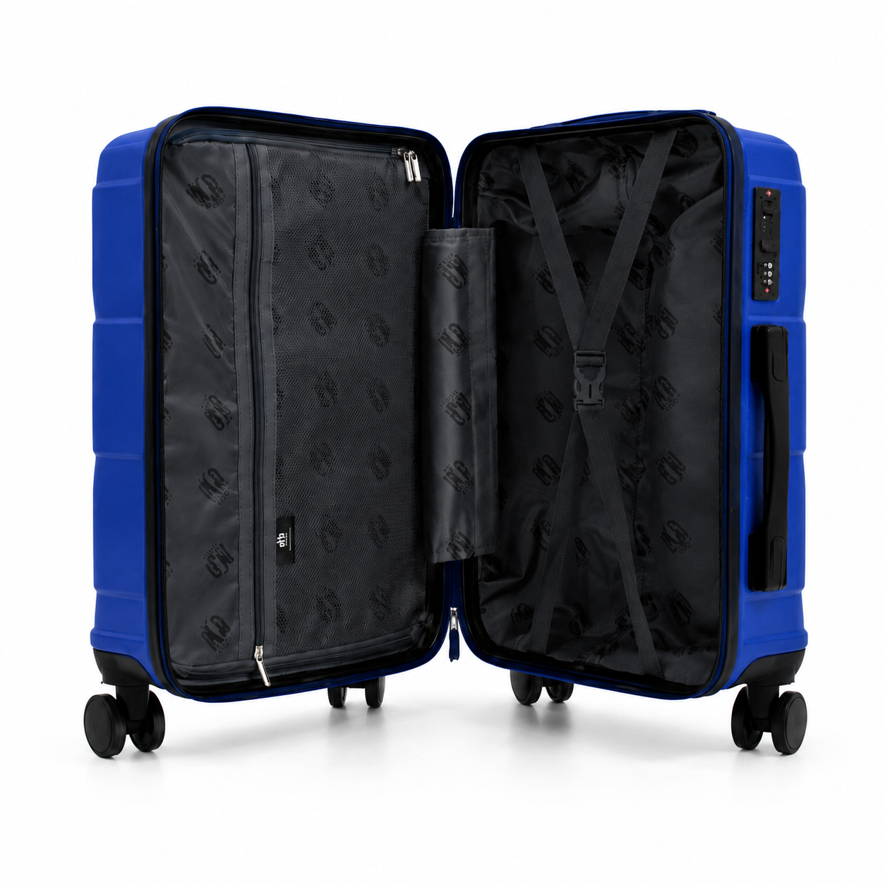 Mala De Viagem Pequena De Bordo 10 Kg ABS Equipage Azul P