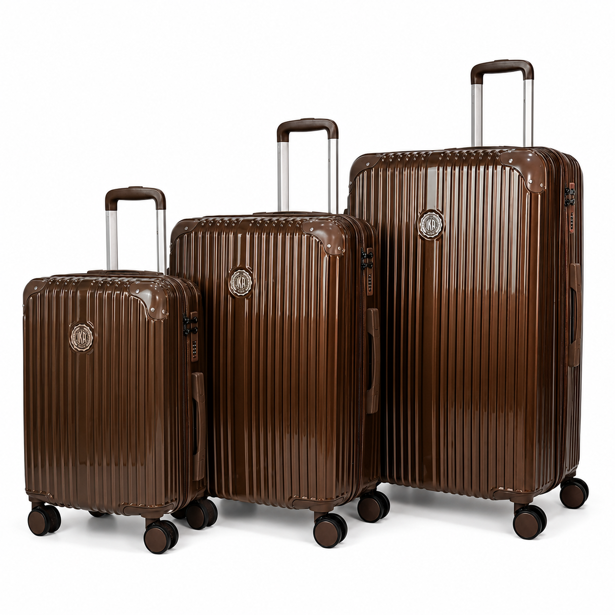 Conjunto de Malas De Viagem P, M e G Unika Coffee