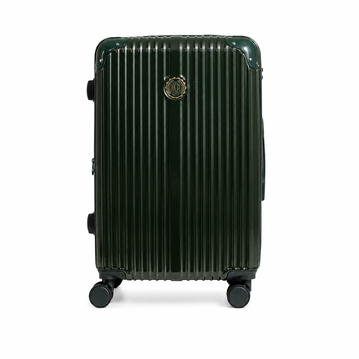 Mala De Viagem Média 23 Kg Policarbonato + Abs Com Expansor Unika Verde