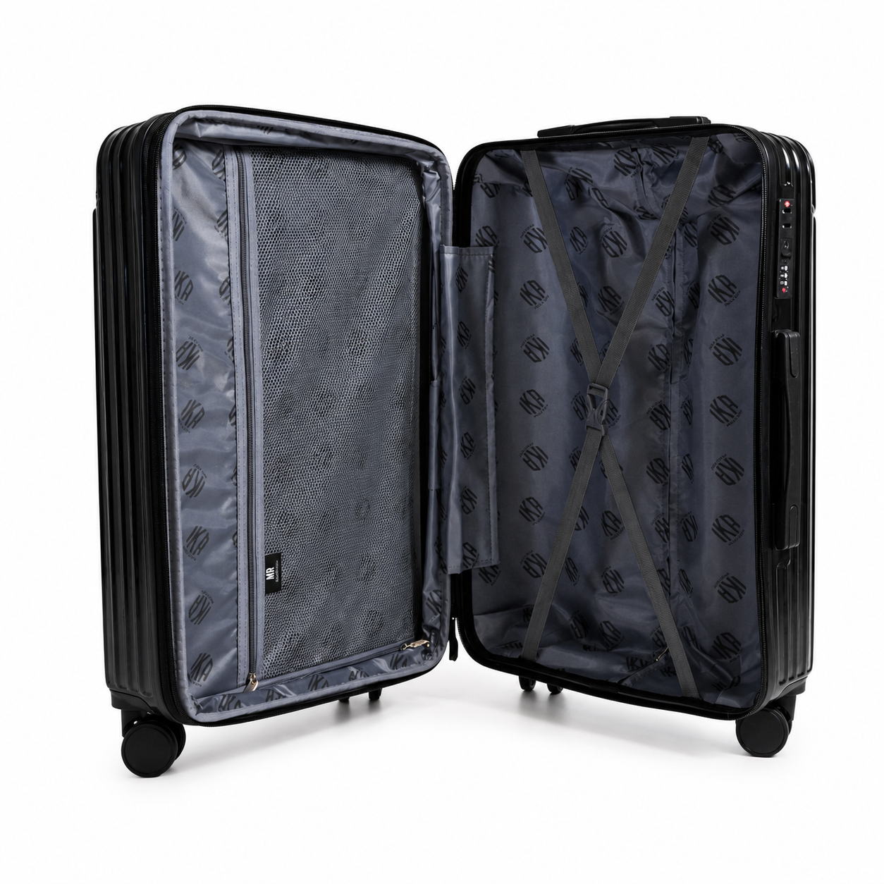 Conjunto de Malas De Viagem P, M e G Unika Preto