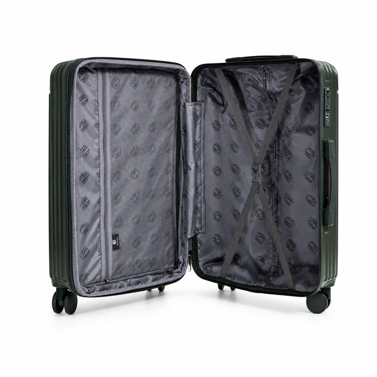 Conjunto de Malas De Viagem P, M e G Unika Verde