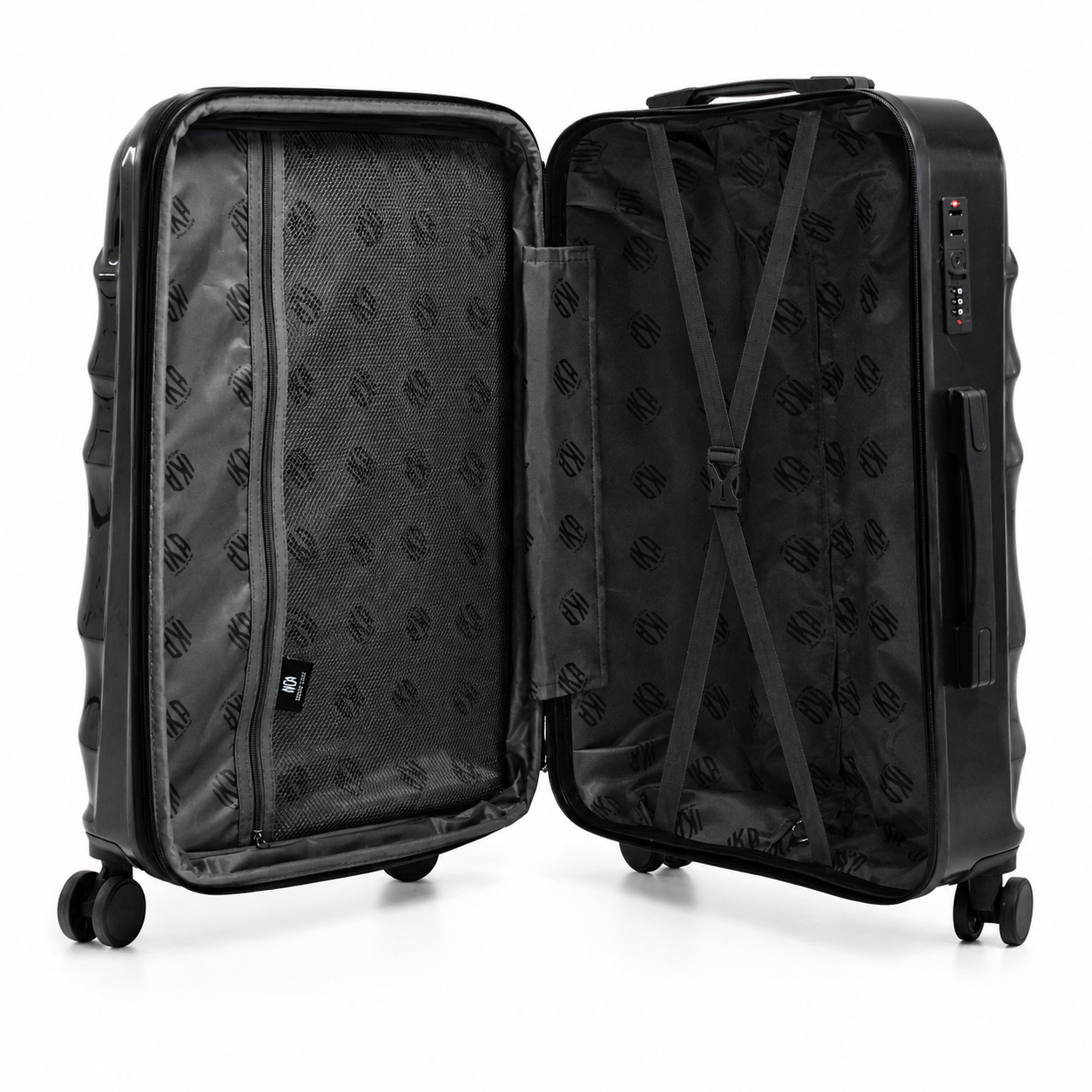 Mala De Viagem Pequena De Bordo 10 kg Policarbonato + Abs Avalon Preta