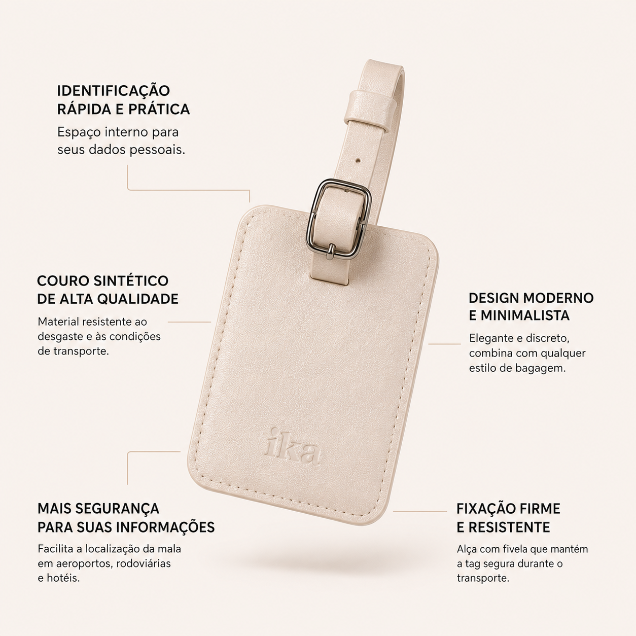 Etiqueta beige