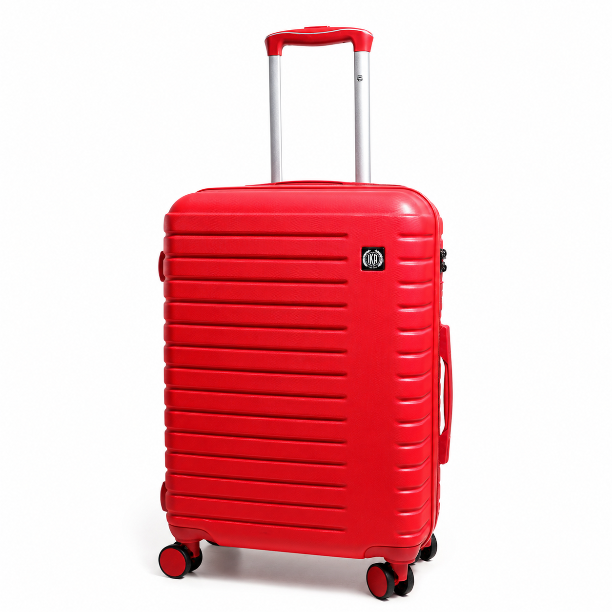 Mala De Viagem Média 23 Kg Abs Com Expansor Cross Vermelha