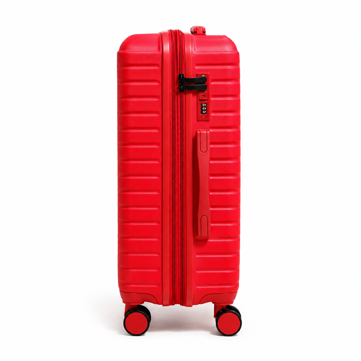 Mala De Viagem Média 23 Kg Abs Com Expansor Cross Vermelha