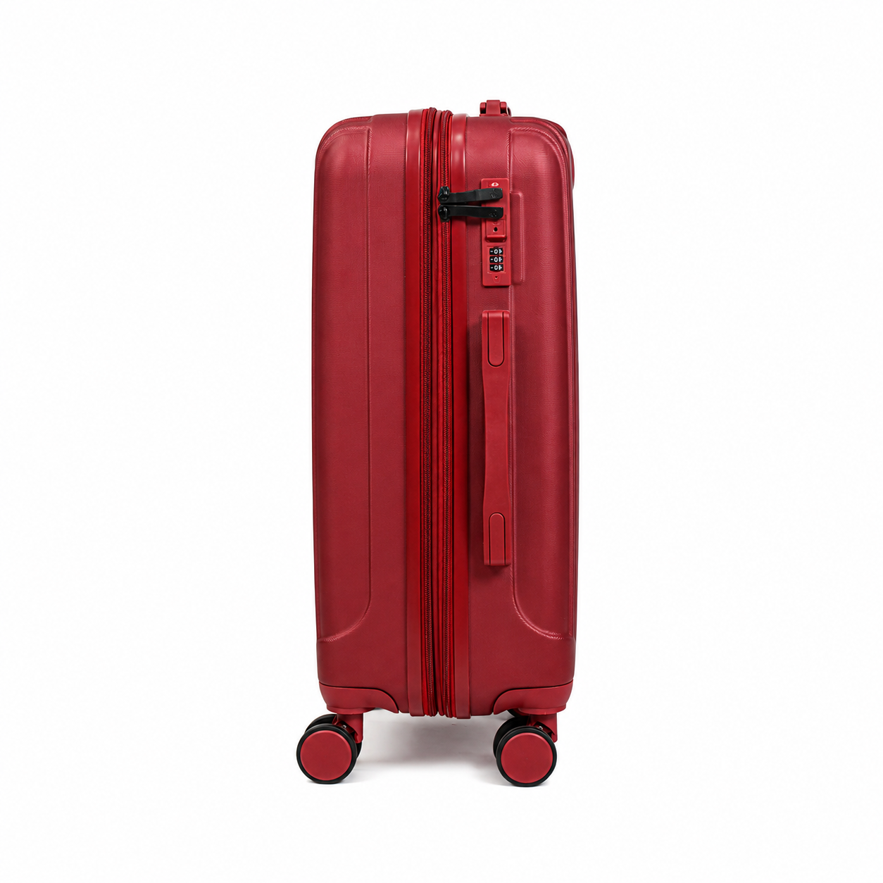 Mala De Viagem Média 23 Kg Abs Com Expansor Scorpion Vermelha