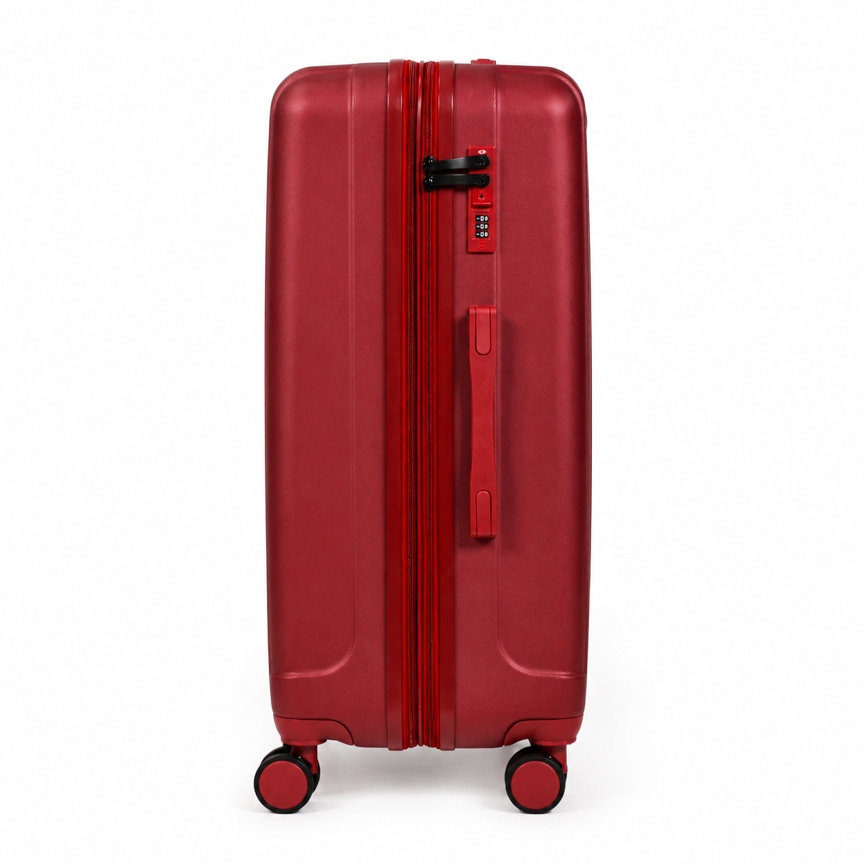 Mala De Viagem Grande 32 Kg Abs Com Expansor Scorpion Vermelha
