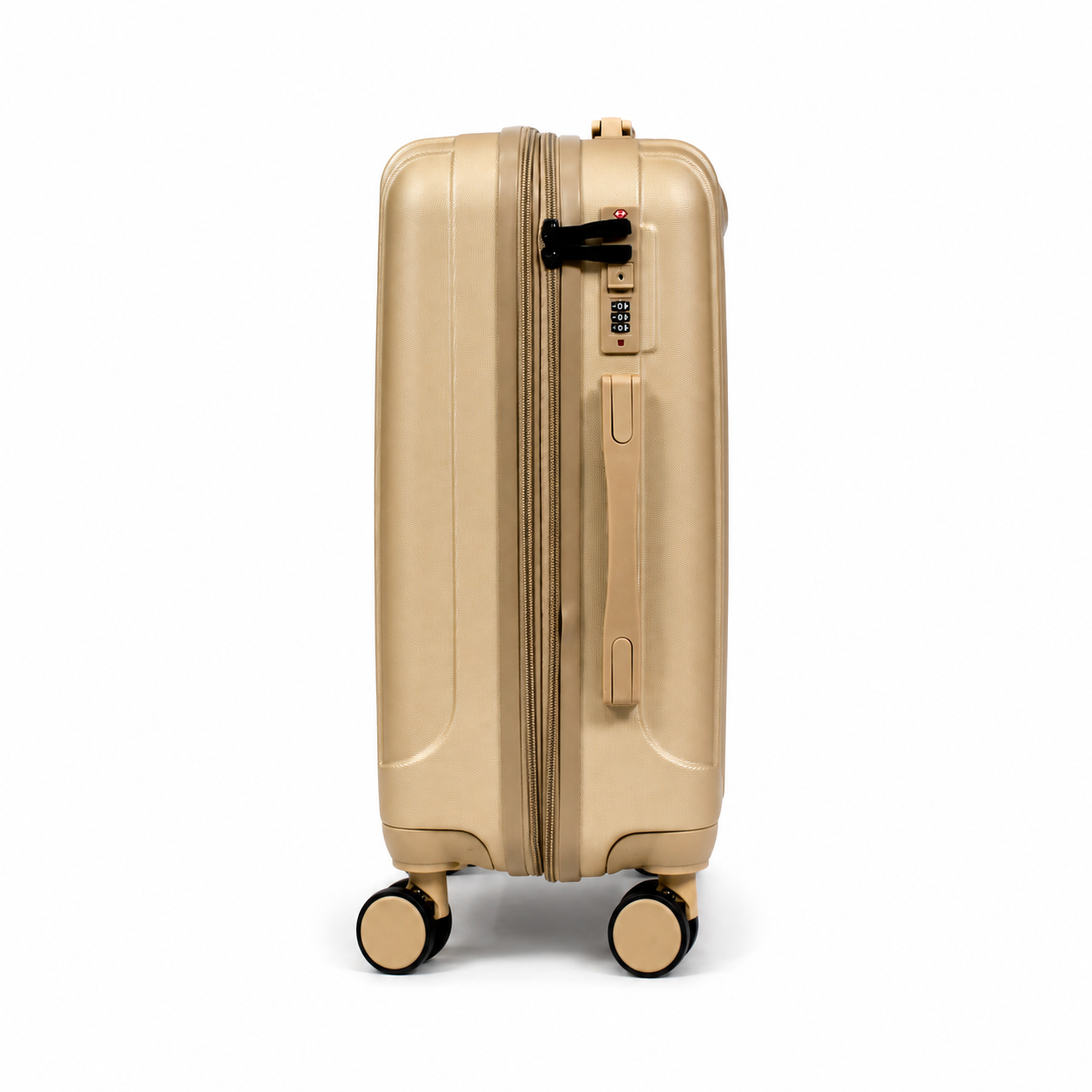 Mala De Viagem Pequena De Bordo 10 Kg ABS Scorpion Champagne
