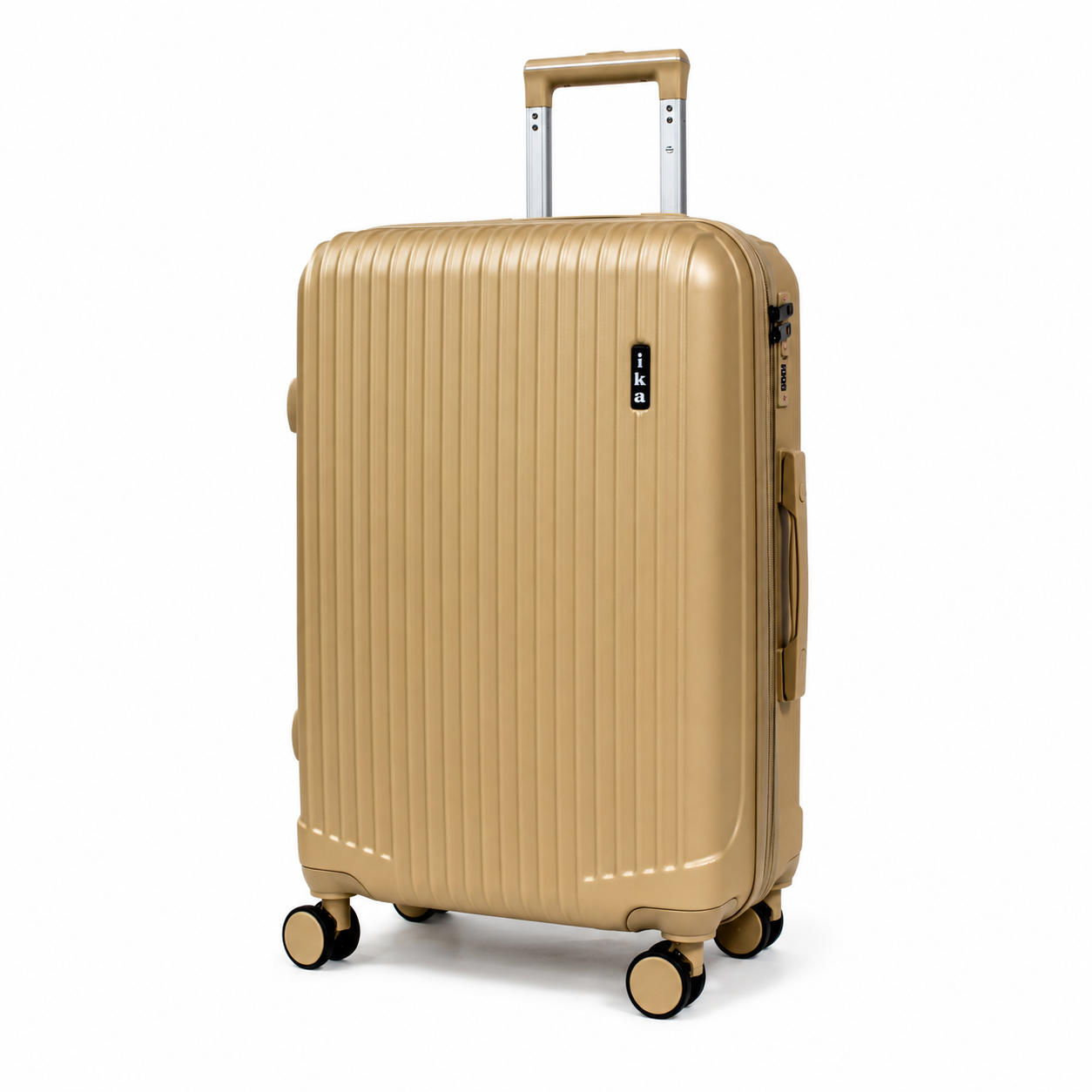 Mala De Viagem Média 23 Kg Abs Com Expansor Scorpion Champagne