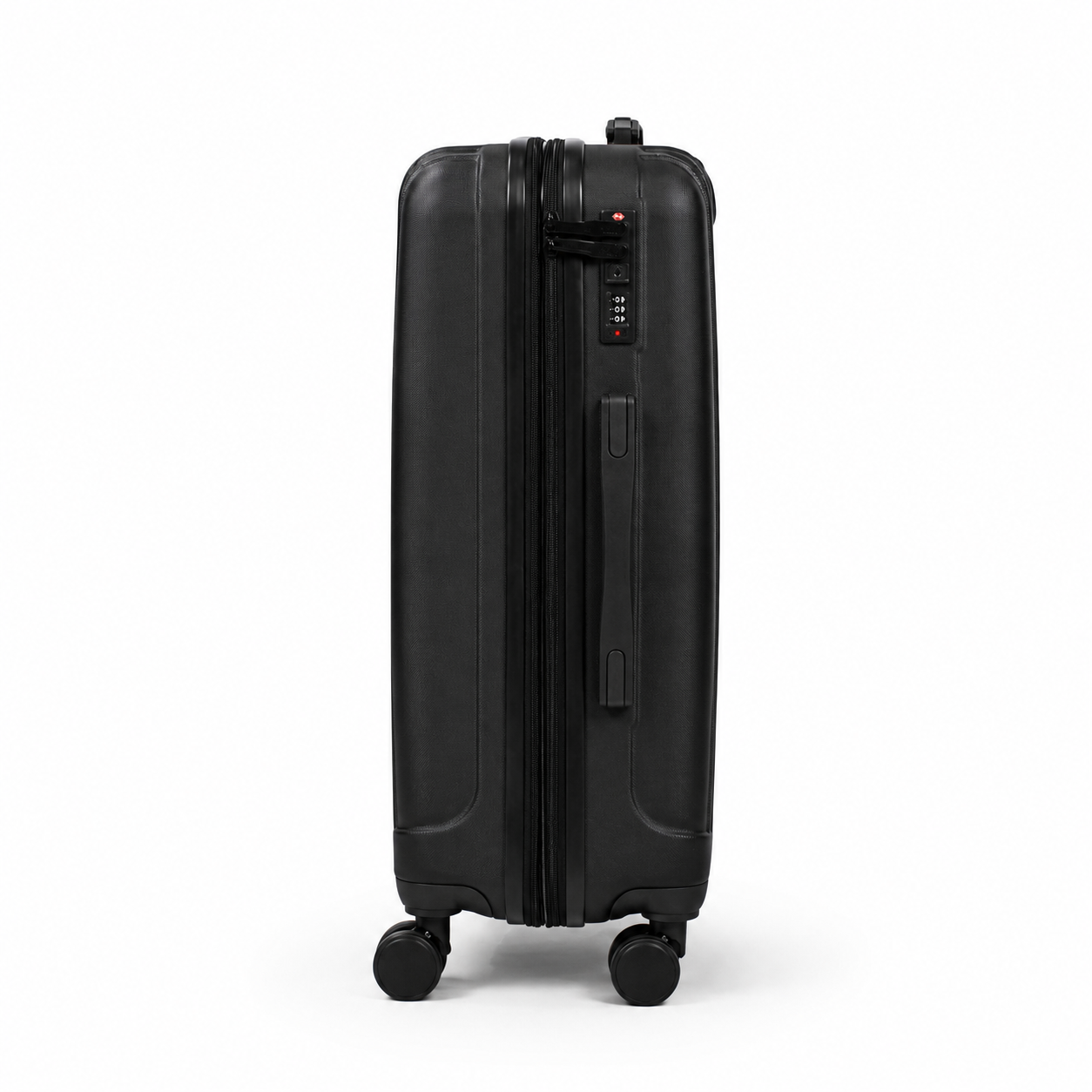Mala De Viagem Média 23 Kg Abs Com Expansor Scorpion Preta