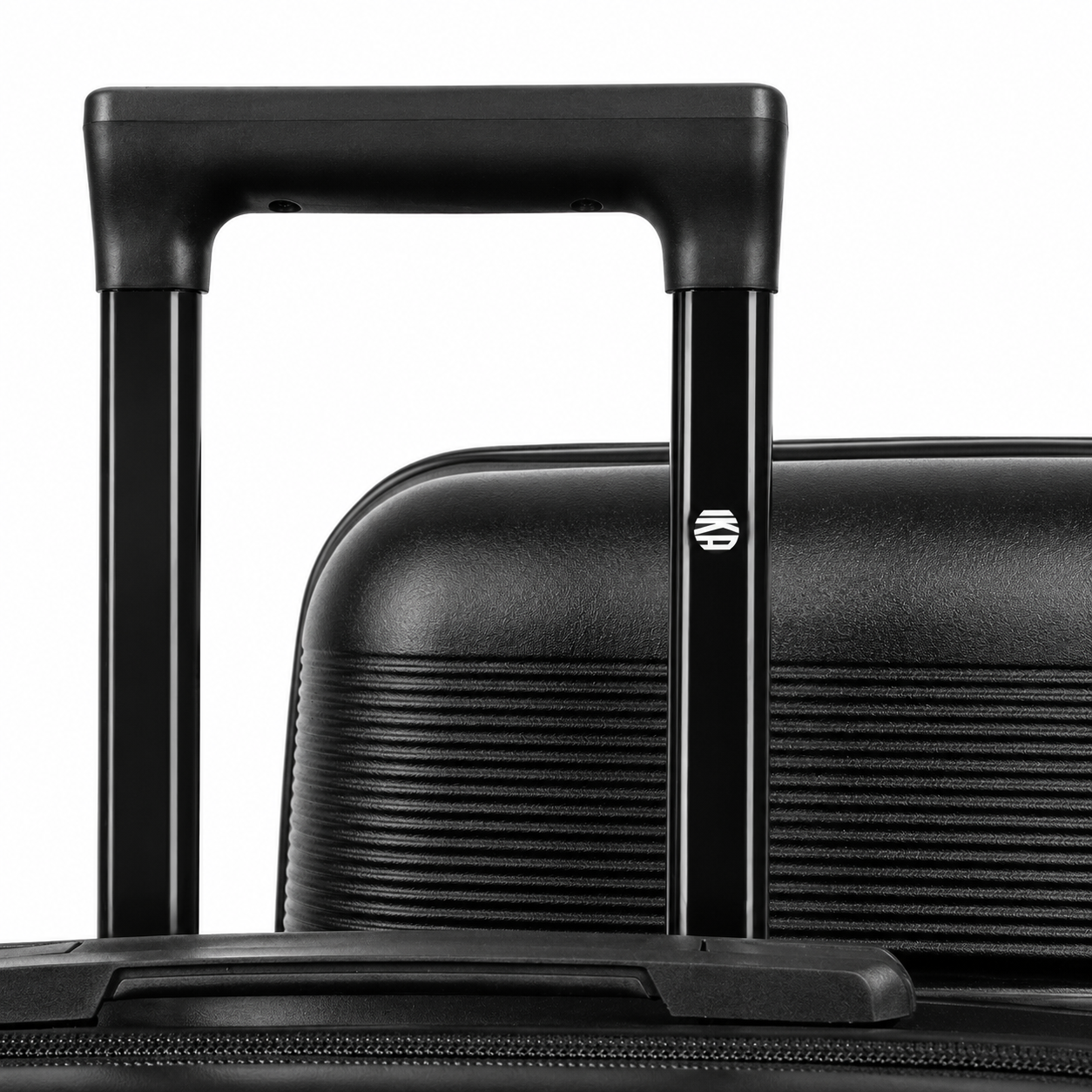 Mala De Viagem Grande 32 Kg Polipropileno Com Expansor Slim Preta