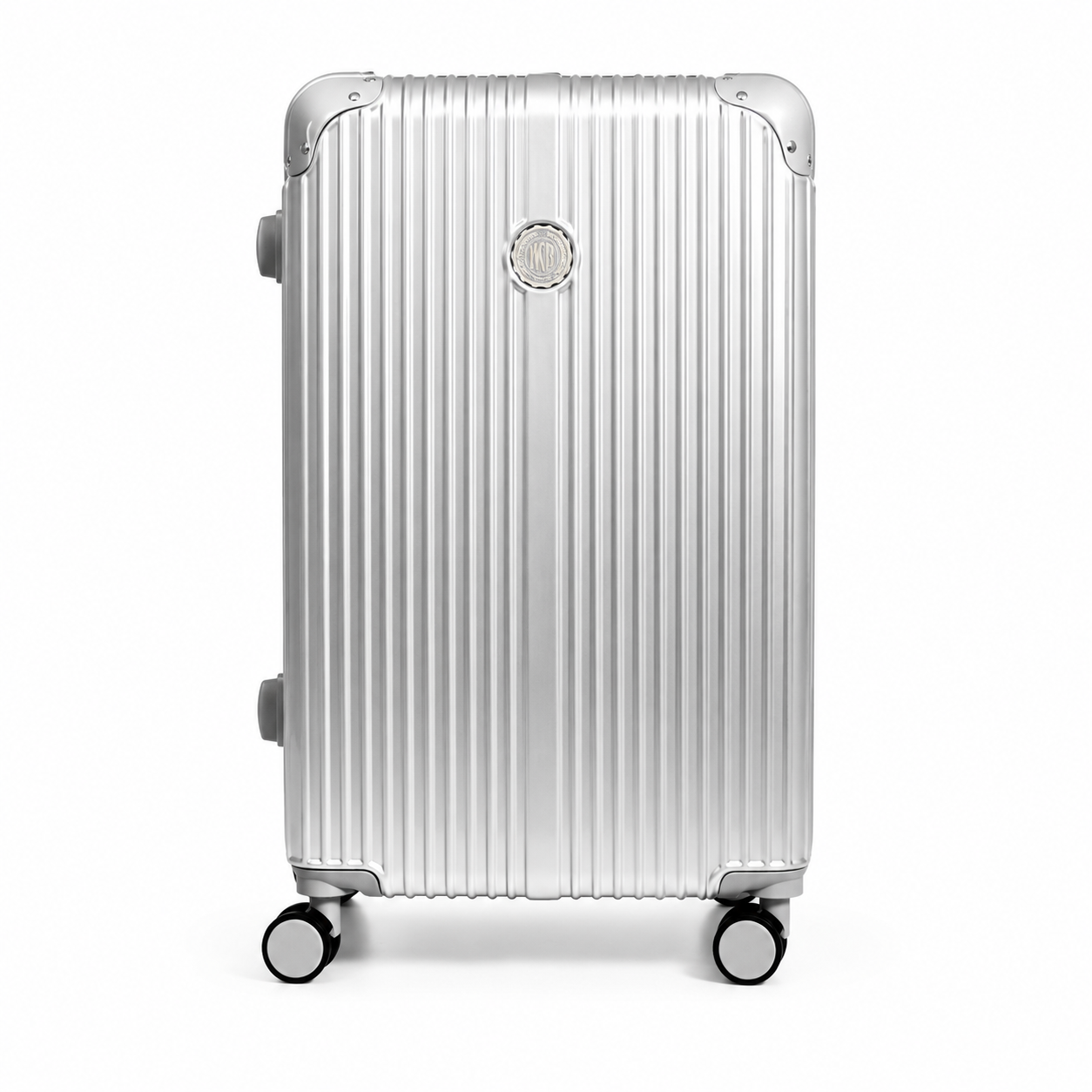 Mala De Viagem Grande 32 Kg Policarbonato +Abs Com Expansor Unika Prata