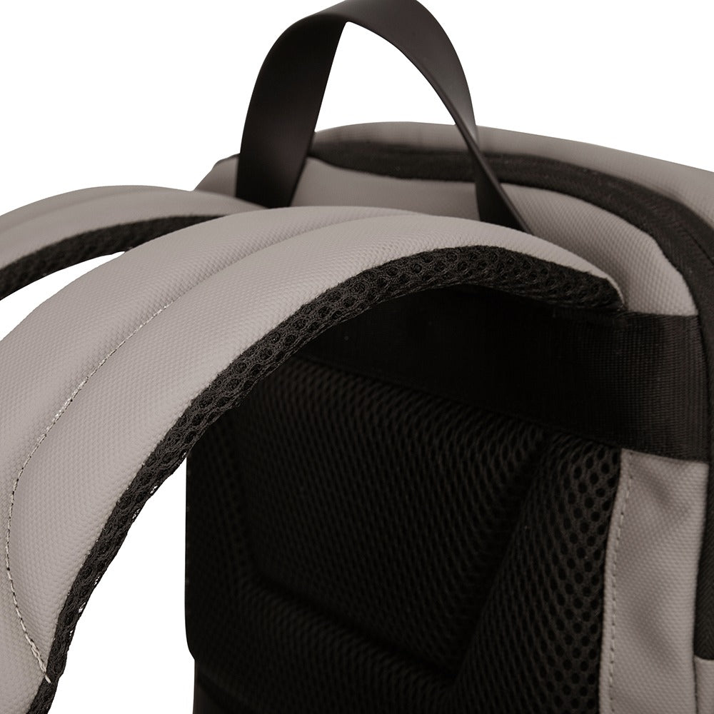 Mochila Executiva Com divisória Para Notebook Com entrada Usb Cannes Bege