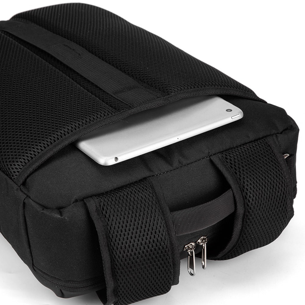 Mochila Pasta 2 em 1 Com porta Notebook Resistente 15 L Dual Preta