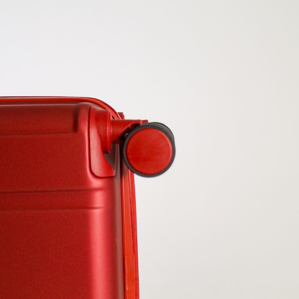 Red Continental Carry-On Suitcase