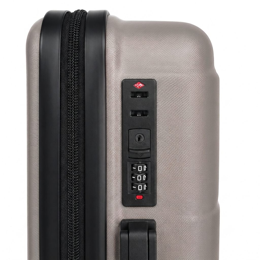 Mala De Viagem Pequena De Bordo 10 Kg ABS Equipage Cinza