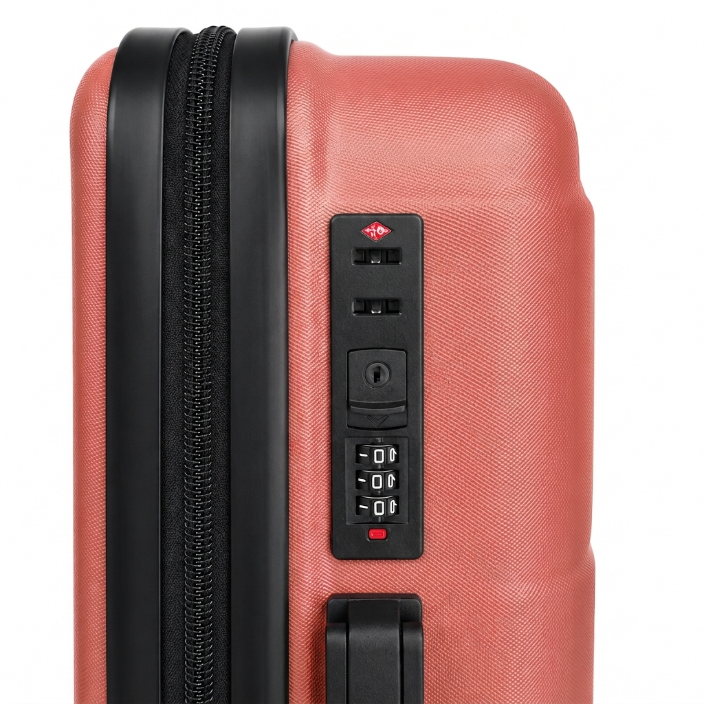 Mala De Viagem Pequena De Bordo 10 Kg ABS Equipage Rose