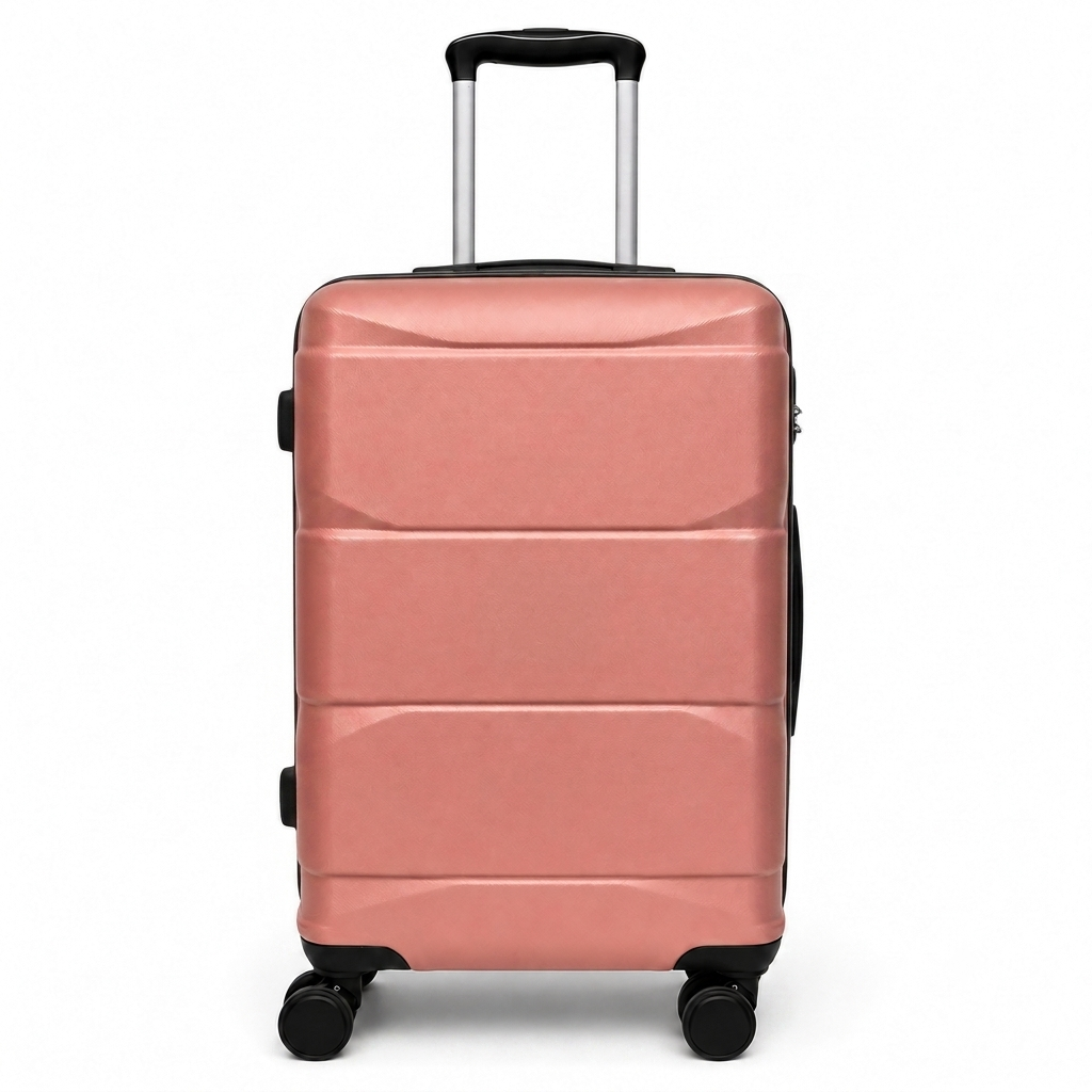 Mala De Viagem Pequena De Bordo 10 Kg ABS Equipage Rose