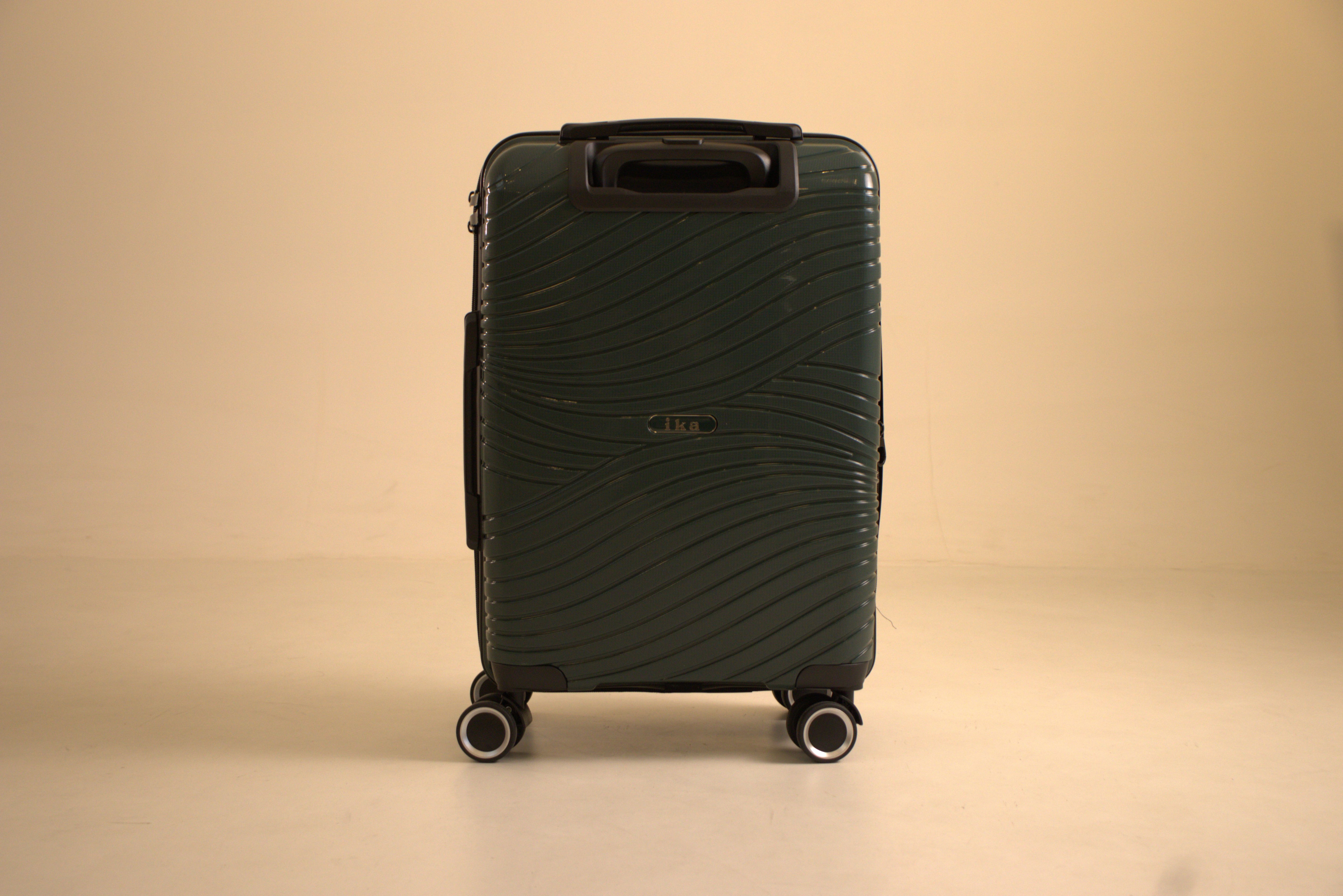 Kit malas de bordo azul e verde