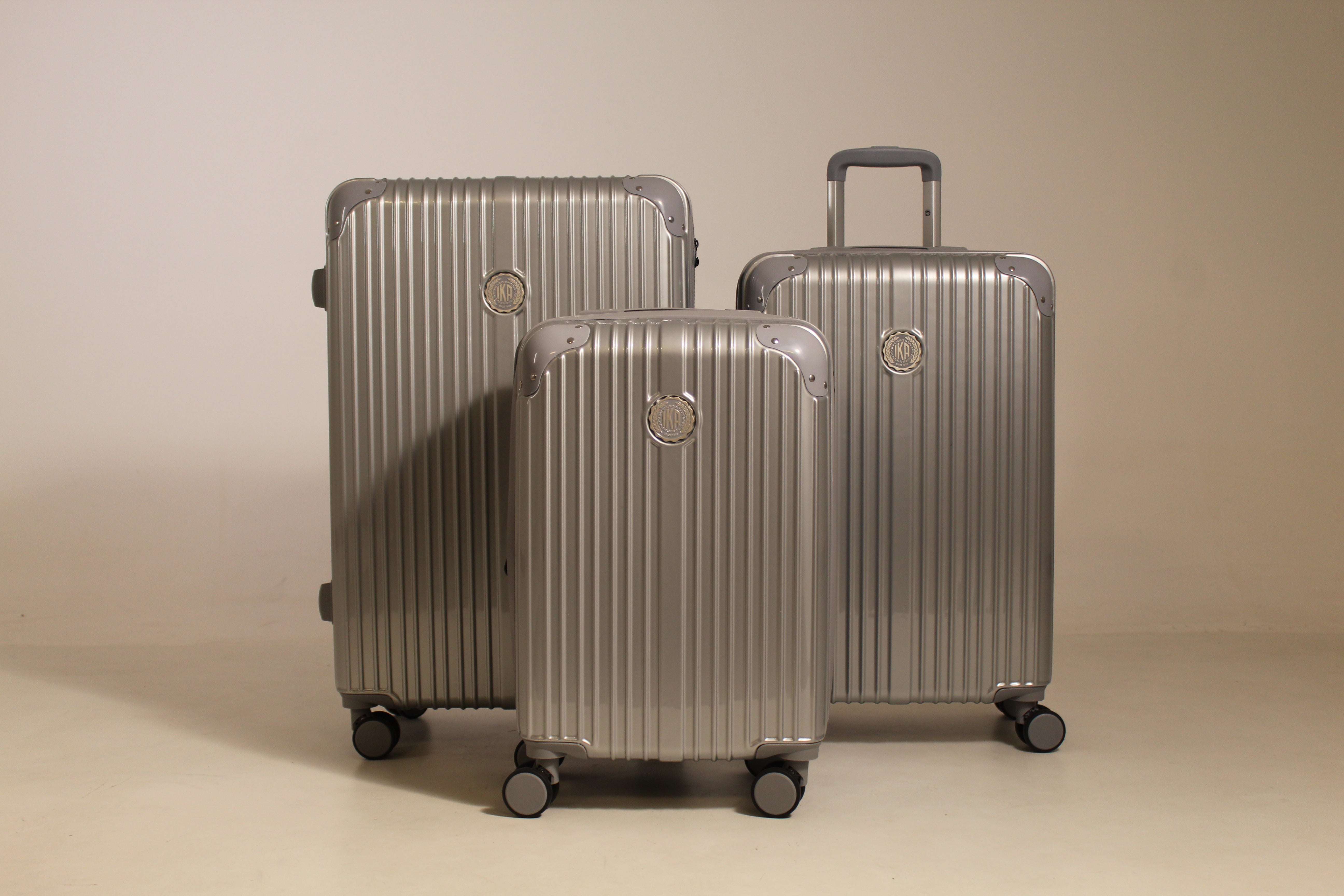 Kit Malas De Viagem Unika Prata