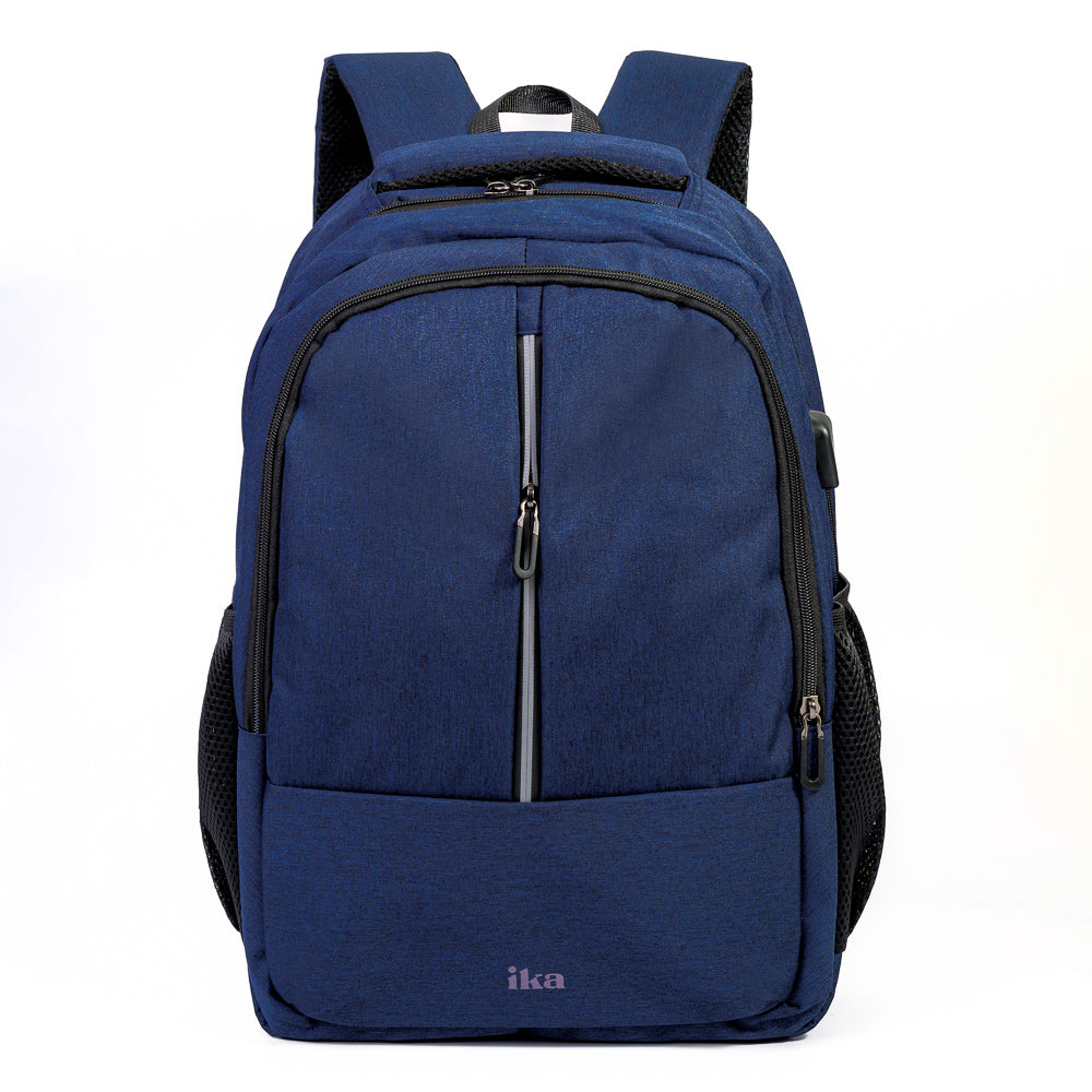 Mochila exceutiva Escolar Porta notebook 15″ Com entrada USB Atos Azul