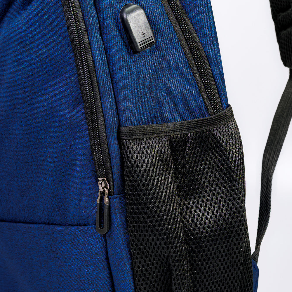 Mochila exceutiva Escolar Porta notebook 15″ Com entrada USB Atos Azul
