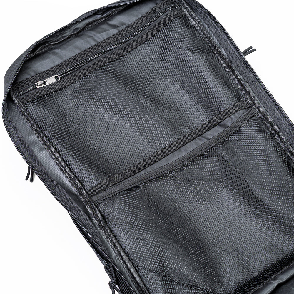 Mochila Grande Reforçada esportiva Trilha, Viagem 50L Varias divisórias Trek Preto